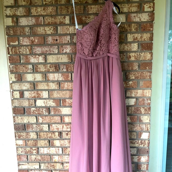 Bridesmaid dress from Azazie worn once. Dusty Rose color. - Picture 1 of 2